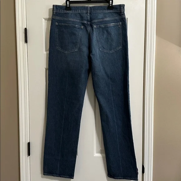 Madewell The Tall Longline Straight Jean in Greendale Wash (32 Tall) - Picture 9 of 11